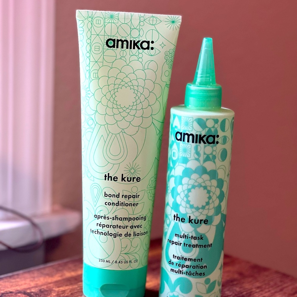 Practically new Amika The Cure set.
